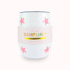Small Tumblers | White with Pink Stars